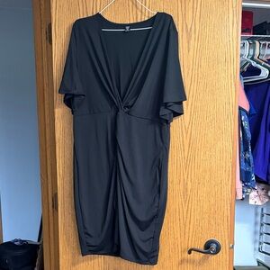 SHEIN Black Long Sleeve Dress